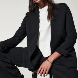 SPANX WOMENS BLACK PERFECT OVERSIZED BLAZER SIZE M, L NWOT